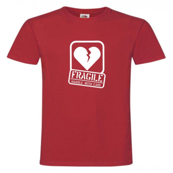 Fragile Heart , Wrażliwe Złamane Serce, Koszulka, T-shirt